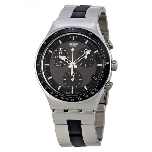 Swatch Windfall Chronograph Stainless Steel Men's Watch YCS410GX watches