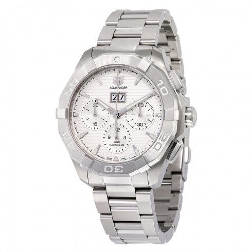 Tag Heuer Aquaracer Automatic Chronograph Silver Dial Stainless Steel Men's Watch CAY211Y.BA0926 watches