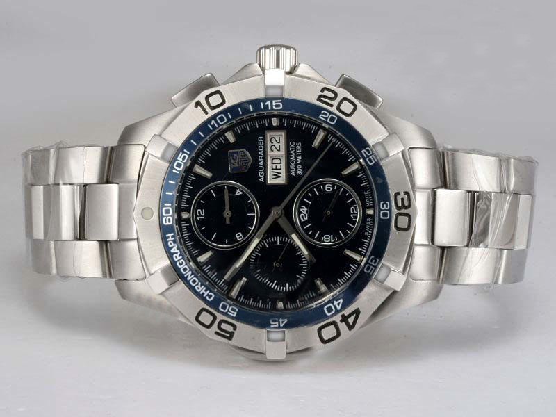TAG Heuer Aquaracer CAF2010.BA0815 Automatic Round Black Dial Watch watches