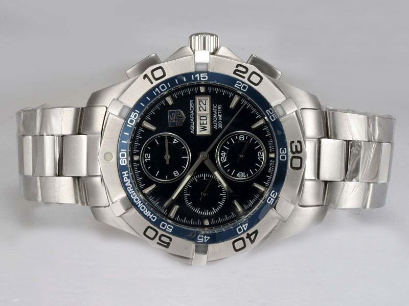 TAG Heuer Aquaracer CAF2010.BA0815 Silver Stainless Steel Strap Mens Watch watches