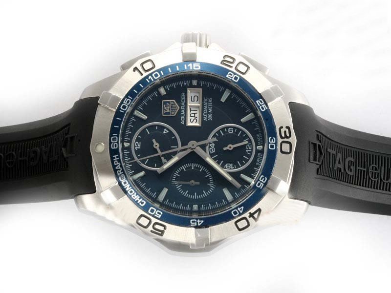 TAG Heuer Aquaracer CAF2010.FT8011 Quartz Chronograph Round Blue Dial Watch watches