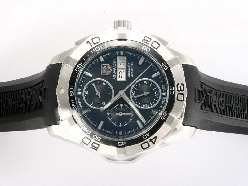 TAG Heuer Aquaracer CAF2010.FT8011 Round Stainless Steel Case Blue Dial Watch watches
