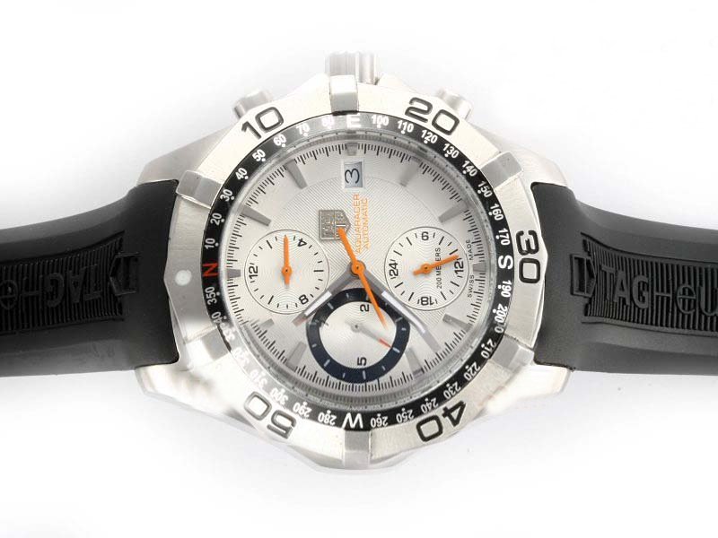 TAG Heuer Aquaracer CAF2011.FT8011 43mm Mens Black Rubber Strap Watch watches