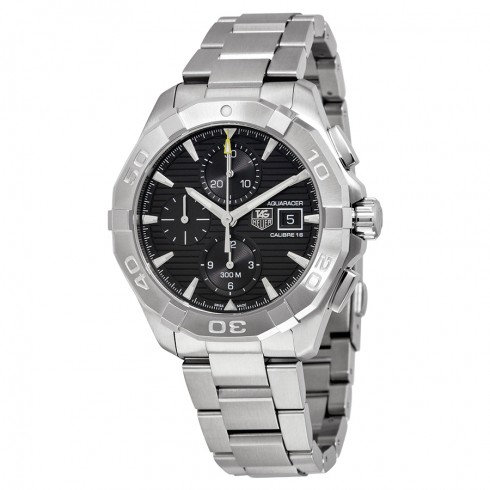 Tag Heuer Aquaracer Chronograph Automatic Black Dial Stainless Steel Men's Watch CAY2110.BA0927 watches