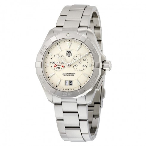 Tag Heuer Aquaracer Chronograph Silver Opalin Dial Stainless Steel Men's Watch WAY111Y.BA0928 watches