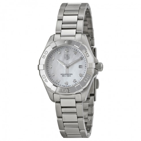 Tag Heuer Aquaracer Mother of Pearl Diamond Dial Ladies Watch WAY1413.BA0920 watches