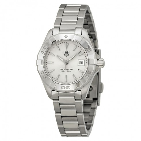 Tag Heuer Aquaracer Silver Dial Stainless Steel Ladies Watch WAY1411.BA0920 watches