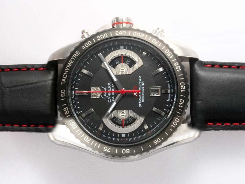 TAG Heuer Baselworld 2009 Grand Carrera Calibre 17 RS2 Mens Stainless Steel Case Watch watches
