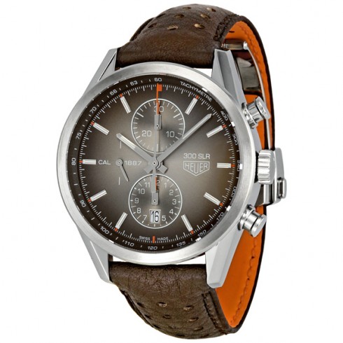 Tag Heuer Carrera 300 SLR Brown Dial Chronograph Men's Watch CAR2112FC6267 watches