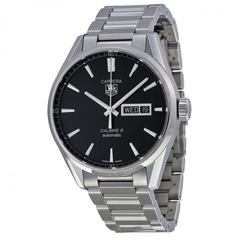 Tag Heuer Carrera Automatic Black Dial Stainless Steel Men's Watch WAR201ABA0723 watches