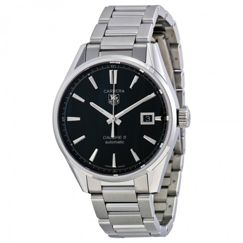 Tag Heuer Carrera Automatic Black Dial Stainless Steel Men's Watch WAR211ABA0782 watches