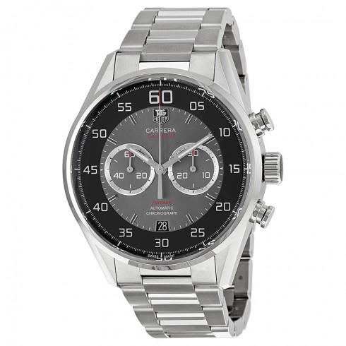 Tag Heuer Carrera Automatic Flyback Chronograph Silver Dial Stainless Steel Watch CAR2B10.BA0799 watches