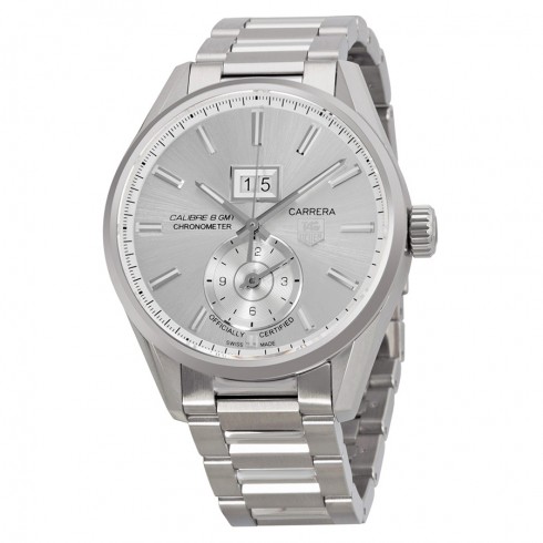 Tag Heuer Carrera Automatic Silver Dial Stainless Steel Men's Men's Watch WAR5011BA0723 watches