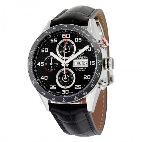 Tag Heuer Carrera Black Dial Automatic Chronograph Men's Watch CV2A1R.FC6235 watches