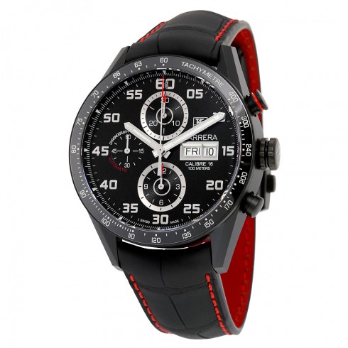 Tag Heuer Carrera Black Dial Chronograph Automatic Men's Watch CV2A81.FC6237 watches