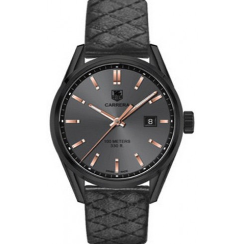 Tag Heuer Carrera Black Dial Ladies Quartz Watch WAR101A.FC6367 watches