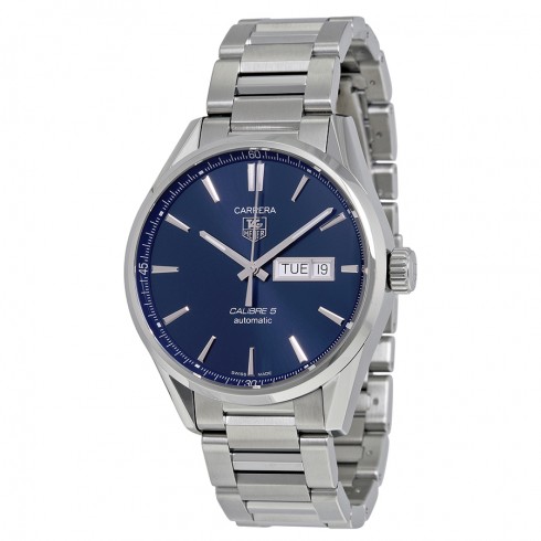 Replica Tag Heuer Carrera Blue Dial Stainless Steel Men's Watch Watch