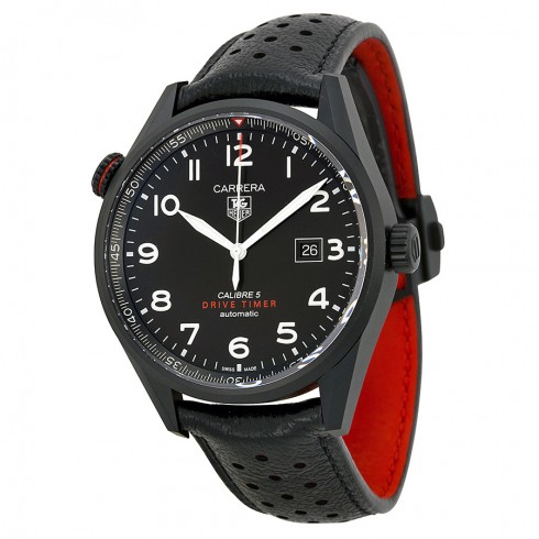 Tag Heuer Carrera Calibre 5 Black Dial Men's Watch WAR2A80FC6337 watches