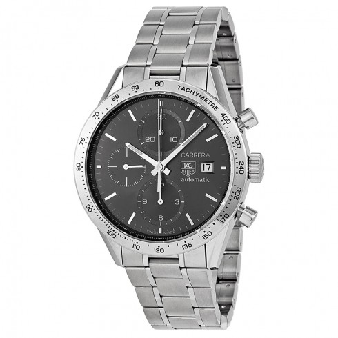 Tag Heuer Carrera Chronograph Slate Grey Dial Steel Men's Watch Cv201a.ba0794 watches