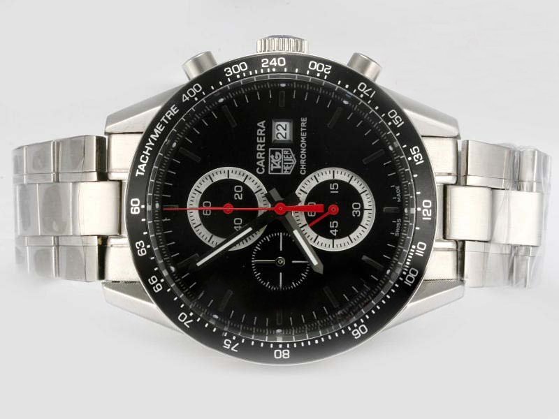 TAG Heuer Carrera CV2010.BA0786 Mens Round Stainless Steel Case Watch watches