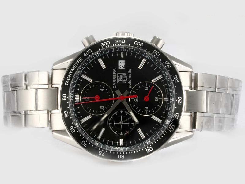 TAG Heuer Carrera CV2010.BA0786 Mens Silver Stainless Steel Strap Watch watches