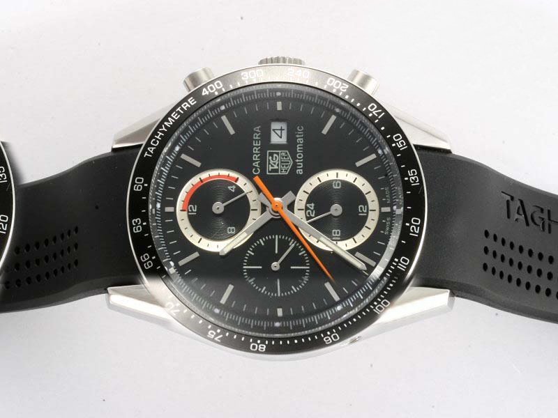TAG Heuer Carrera CV2010.FC6205 39mm Black Dial Automatic Watch watches