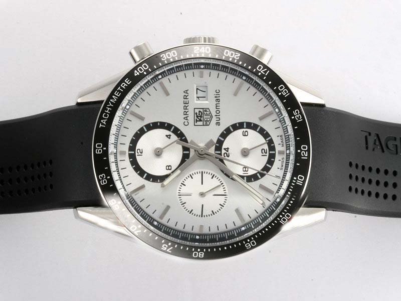 TAG Heuer Carrera CV2011.FC6205 Stainless Steel Case PVD Bezel Mens Watch watches
