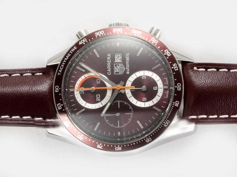 Replica TAG Heuer Carrera CV2013.FC6206 Automatic Round Brown Dial Watch Watch
