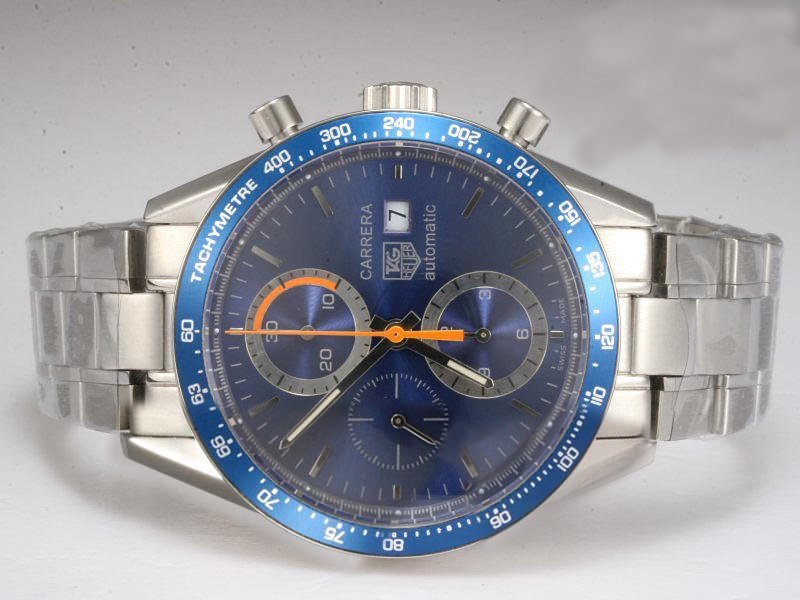 TAG Heuer Carrera CV2015.BA0786 Silver Stainless Steel Strap 41mm Mens Watch watches
