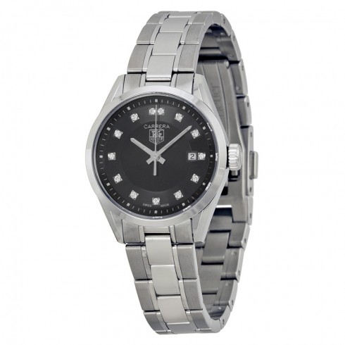 Tag Heuer Carrera Diamond Quartz Ladies Watch WV1410.BA0793 watches