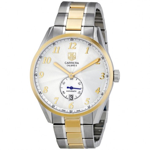 Tag Heuer Carrera Heritage Automatic Silver Dial Men's Watch WAS2150BD0733 watches