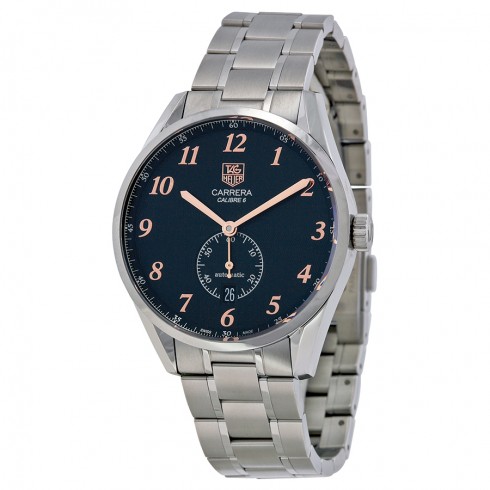 Tag Heuer Carrera Heritage Black Dial Stainless Steel Men's Watch WAS2114BA0732 watches