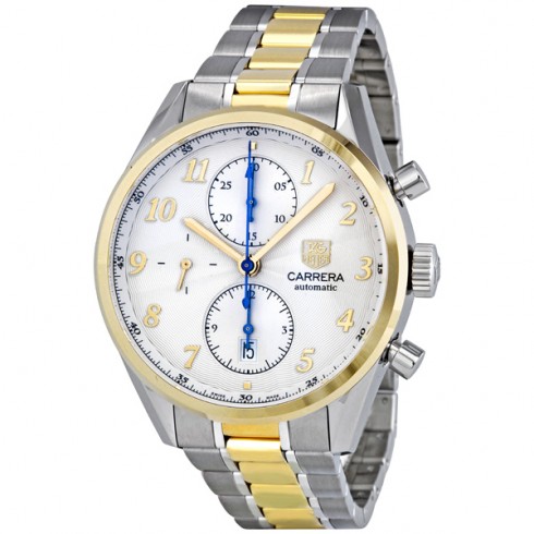 Tag Heuer Carrera Heritage Chronograph Silver Dial Automatic Men's Watch CAS2150.BD0731 watches