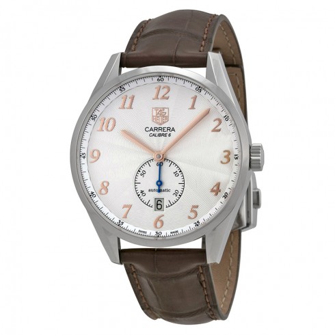 Tag Heuer Carrera Heritage Silver Dial Stainless Steel Men's Watch WAS2112FC6181 watches