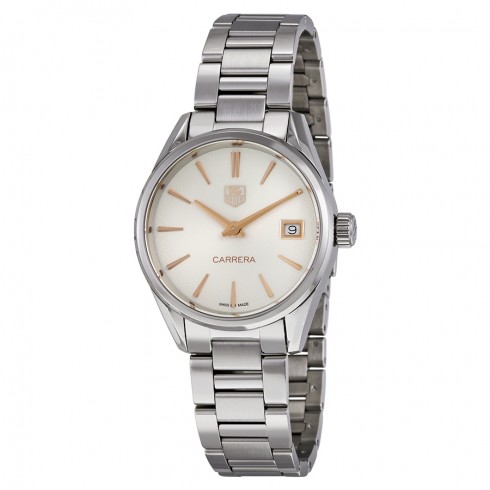 Tag Heuer Carrera Silver Dial Stainless Steel Ladies Watch WAR1312BA0778 watches