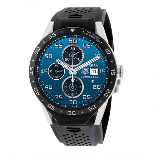 Tag Heuer Connected Titanium Vulcanized Rubber Men's Watch SAR8A80.FT6045 watches