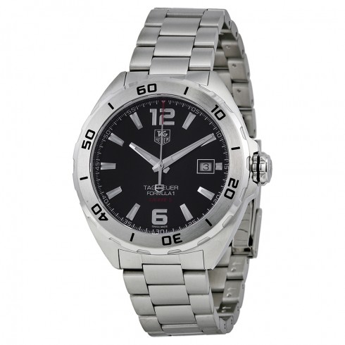 Tag Heuer Formula 1 Automatic Black Dial Stainless Steel Men's Watch WAZ2113BA0875 watches