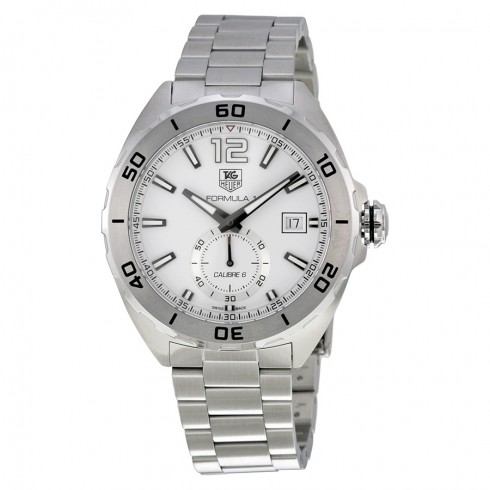 Tag Heuer Formula 1 Automatic White Dial Stainless Steel Watch WAZ2111BA0875 watches