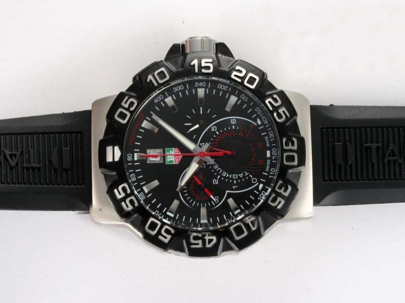 TAG Heuer Formula 1 CAH1010.BT0717 Quartz Chronograph Round Black Dial Watch watches