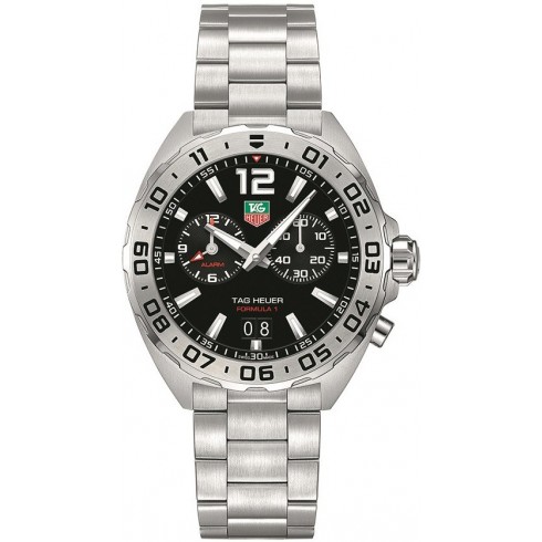 Tag Heuer Formula 1 Chronograph Black Dial Stainless Steel Men's Watch WAZ111A.BA0875 watches