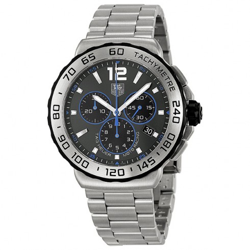 Replica Tag Heuer Formula 1 Chronograph Grey Dial Stainless Steel Men's Watch CAU1119BA0858 Watch