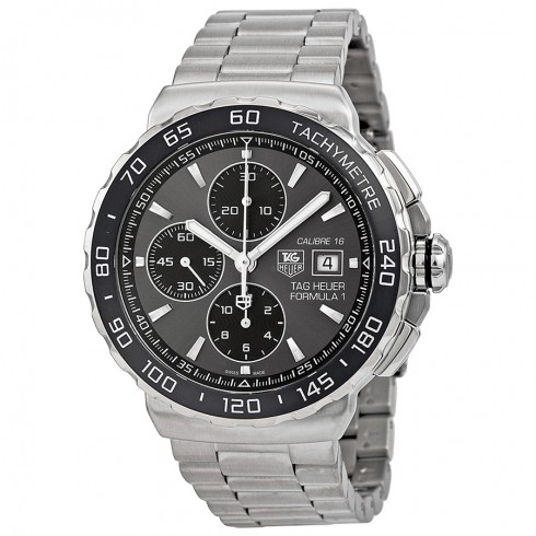 Tag Heuer Formula 1 Grey Dial Stainless Steel Men's Watch CAU2010.BA0874 watches