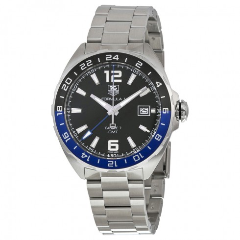 Tag Heuer Formula One Automatic Black Dial Stainless Steel Men's Watch WAZ211ABA0875 watches