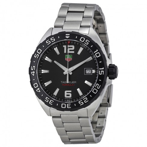 Replica Tag Heuer Formula One Black Dial Stainless Steel Men's Watch WAZ1110BA0875 Watch