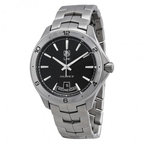 Tag Heuer Link Black Dial Stainless Steel Automatic Men's Watch WAT2010.B0951 watches
