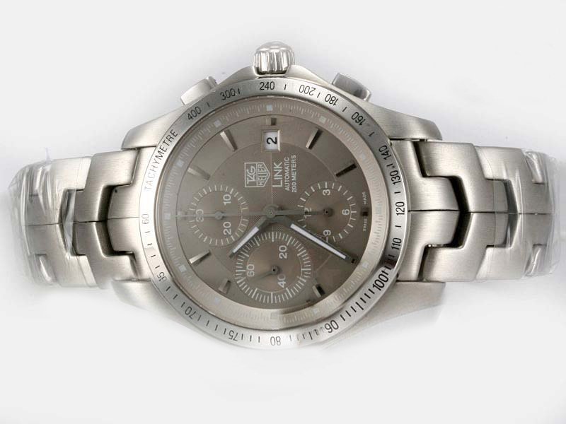 TAG Heuer Link CJF2115.BA0594 Silver Stainless Steel Strap 42mm Mens Watch watches