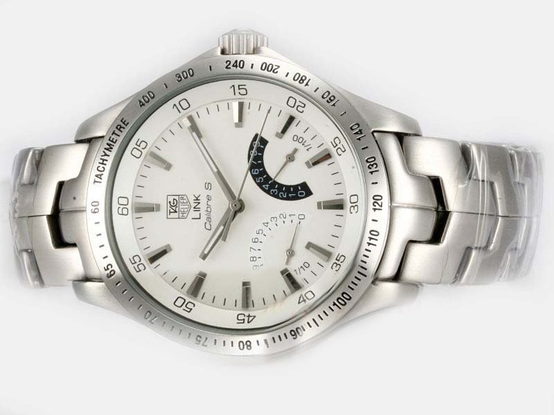 TAG Heuer Link CJF7111.BA0587 42mm Stainless Steel Case White Dial Watch watches