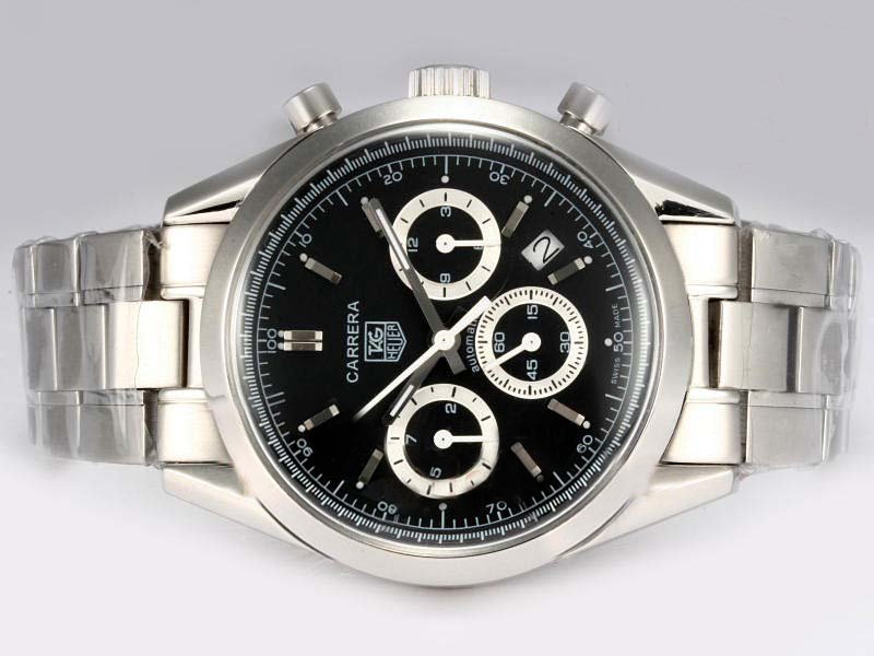 TAG Heuer Link CT511A.BA0564 Black Dial Quartz Chronograph 42mm Watch watches