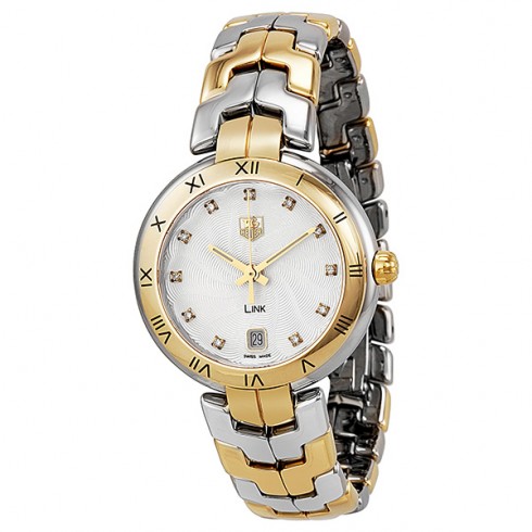 Tag Heuer Link Lady Diamond 18 kt Gold and Stainless Steel Ladies Watch WAT1350.BB0957 watches