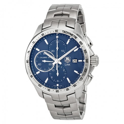 Tag Heuer Link Leonard DiCaprio Blue Dial Chronograph Steel Men's Watch CAT2015.BA0952 watches